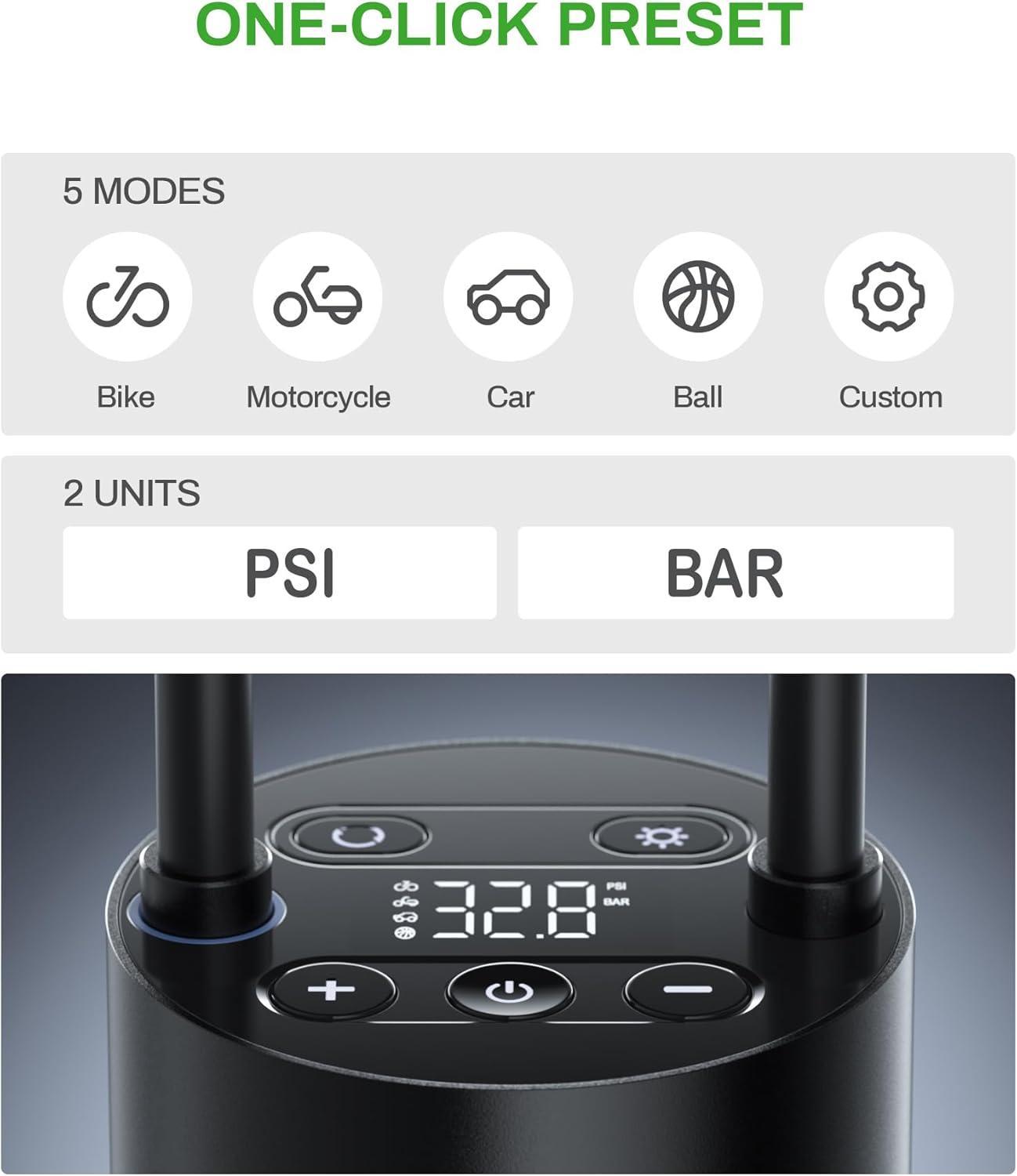 AT004 Smart Portable Tire Air Pump